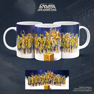 Caneca Cavaleiros Do Zodíaco Bronze